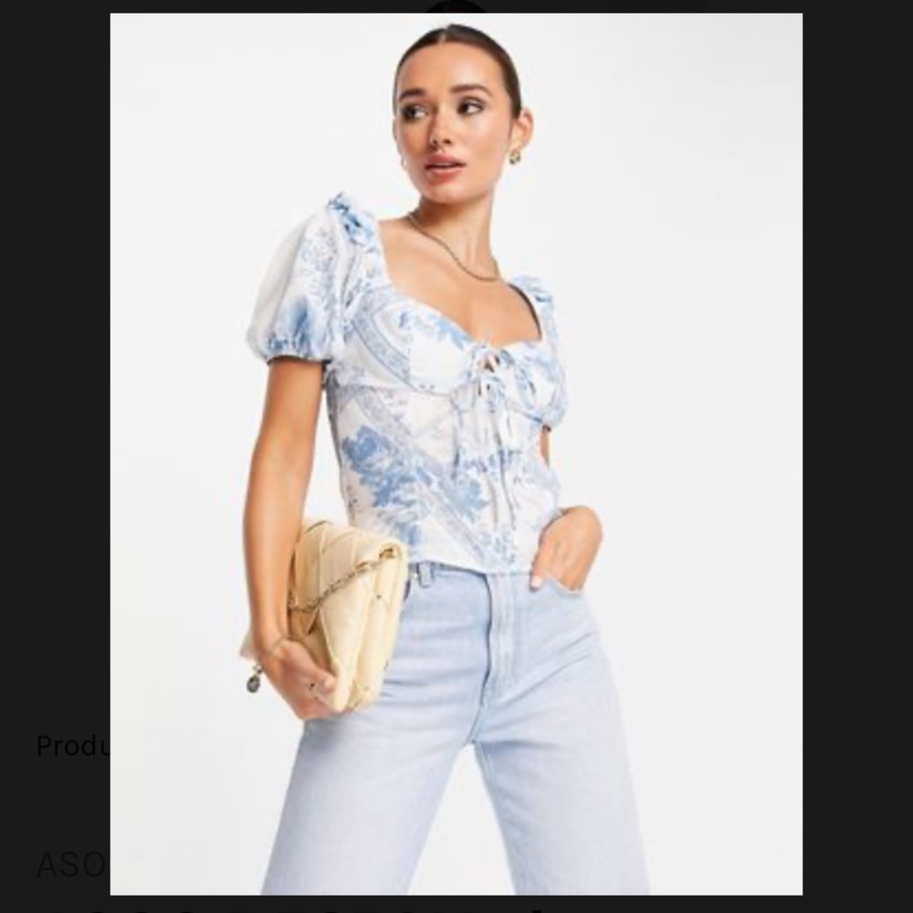 ASOS beautiful detail blouse